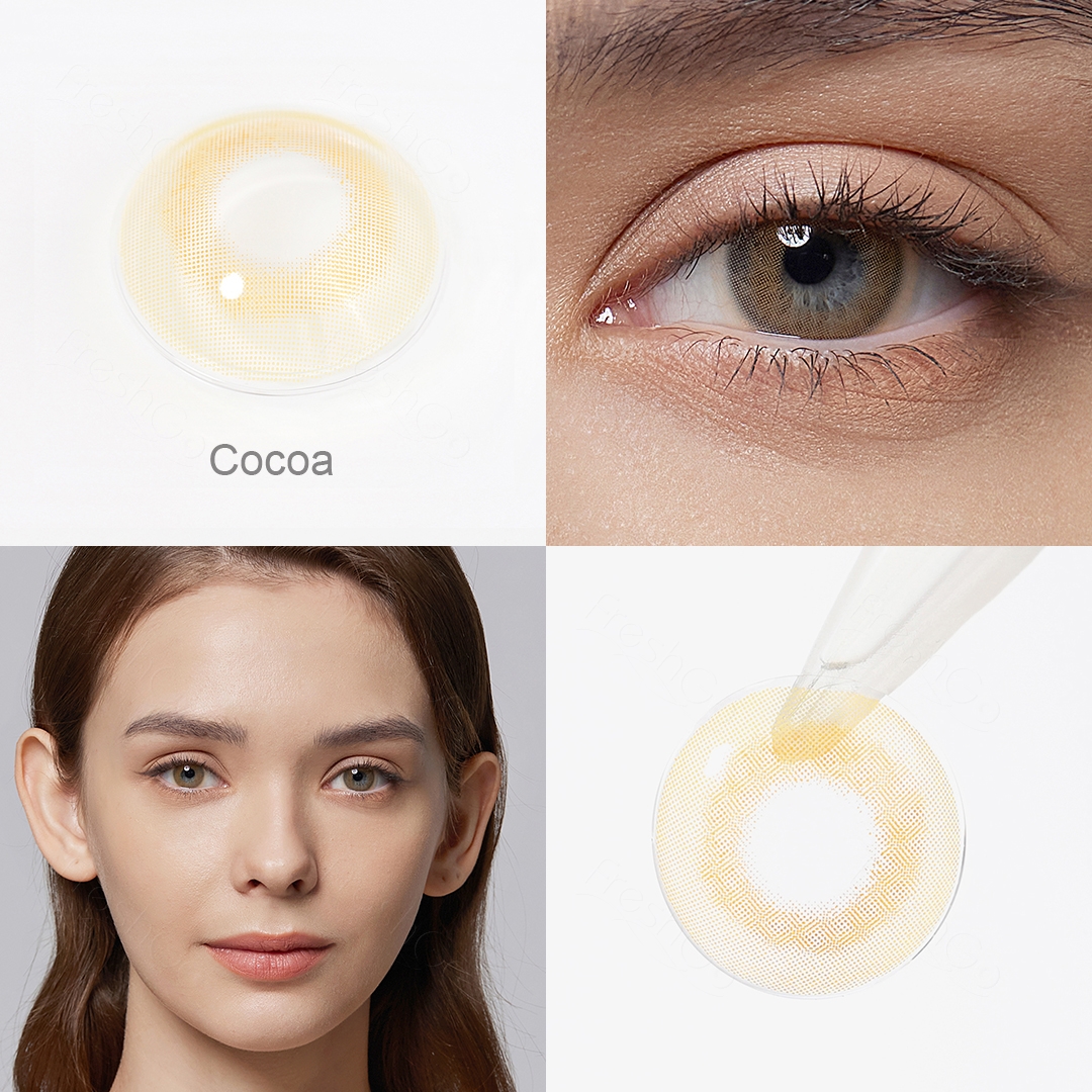 Free Design Freshgo Colored Eye Contacts Private Brand Lenses Conatct Yearly Natural Color Contact Lens Lentille De Couleur