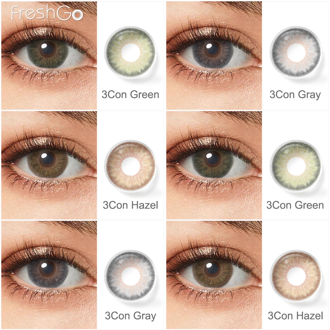 Free Shipping  Freshgo Color Contact Lens Soft Lentes De Contacto SYMPHONY Eye Contact Lenses   Eye Lens Cosmetic Contact Lenses