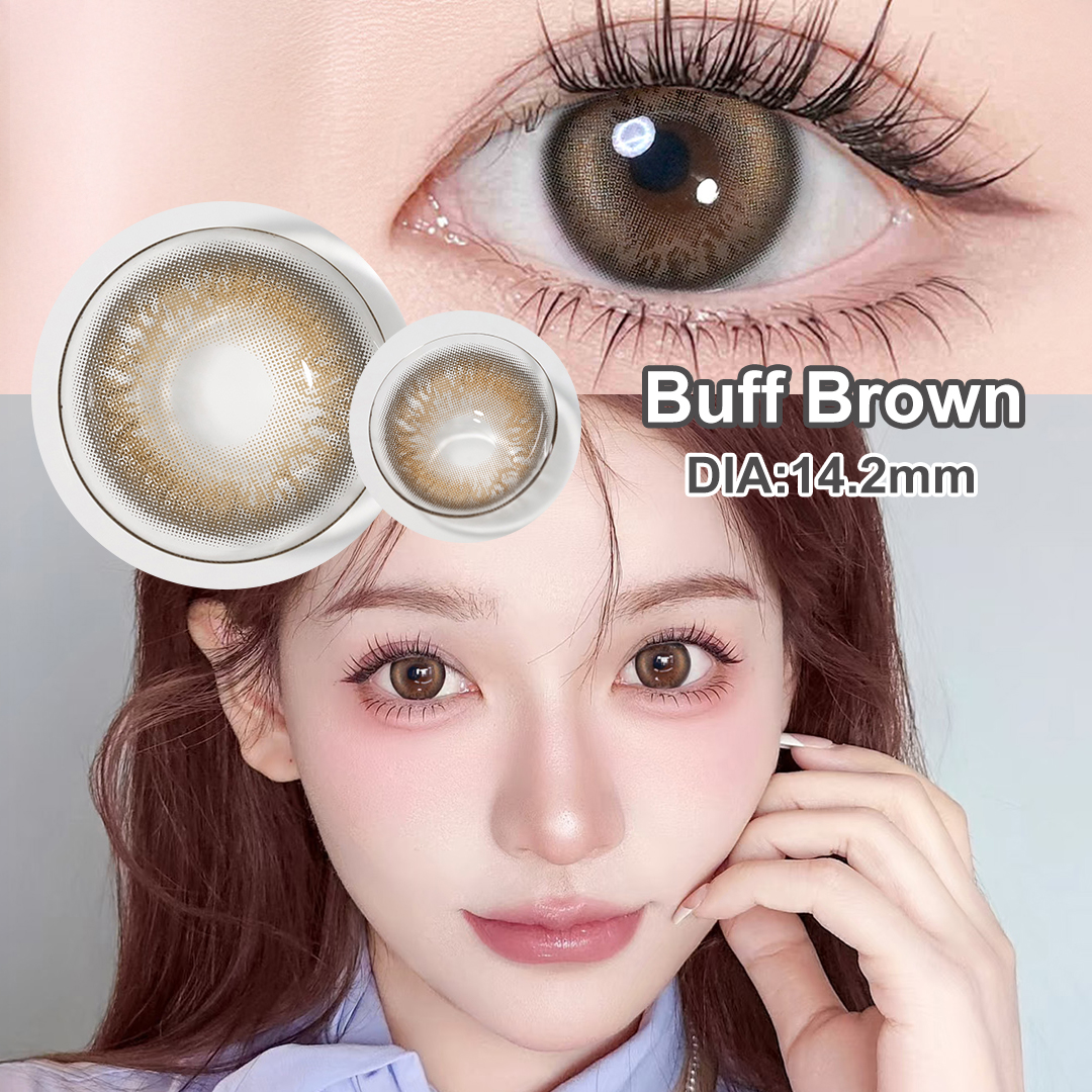 Free Shipping Magister Colored Contacts Blush 14.2mm Soft HEMA Cosmetic Contact Lenses Big Eyes Makeup Wholesale Eye Color Lens