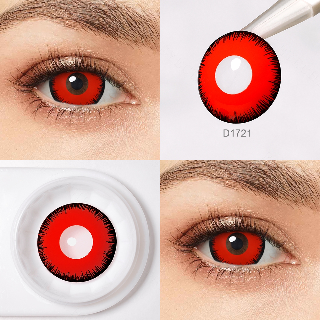 Free Sample Pseyeche Sclera Contact Lens 17mm  Halloween Contact Lenses Most Popular Halloween Sclera Contact Lenses Lentillas