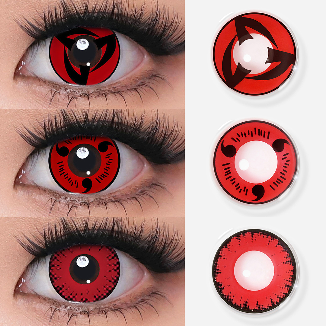 Free Sample Magister Cosplay Contact Lenses Halloween Contact Lenses sharingan Contact Lenses  Lentes De Contacto Halloween