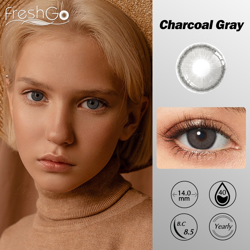 Free Shipping Freshgo PREMIUM Contact Lenses Wholesale Bulk Colored Contacts Lens Korea Colour Contacts Soft 1 Year Color Lens
