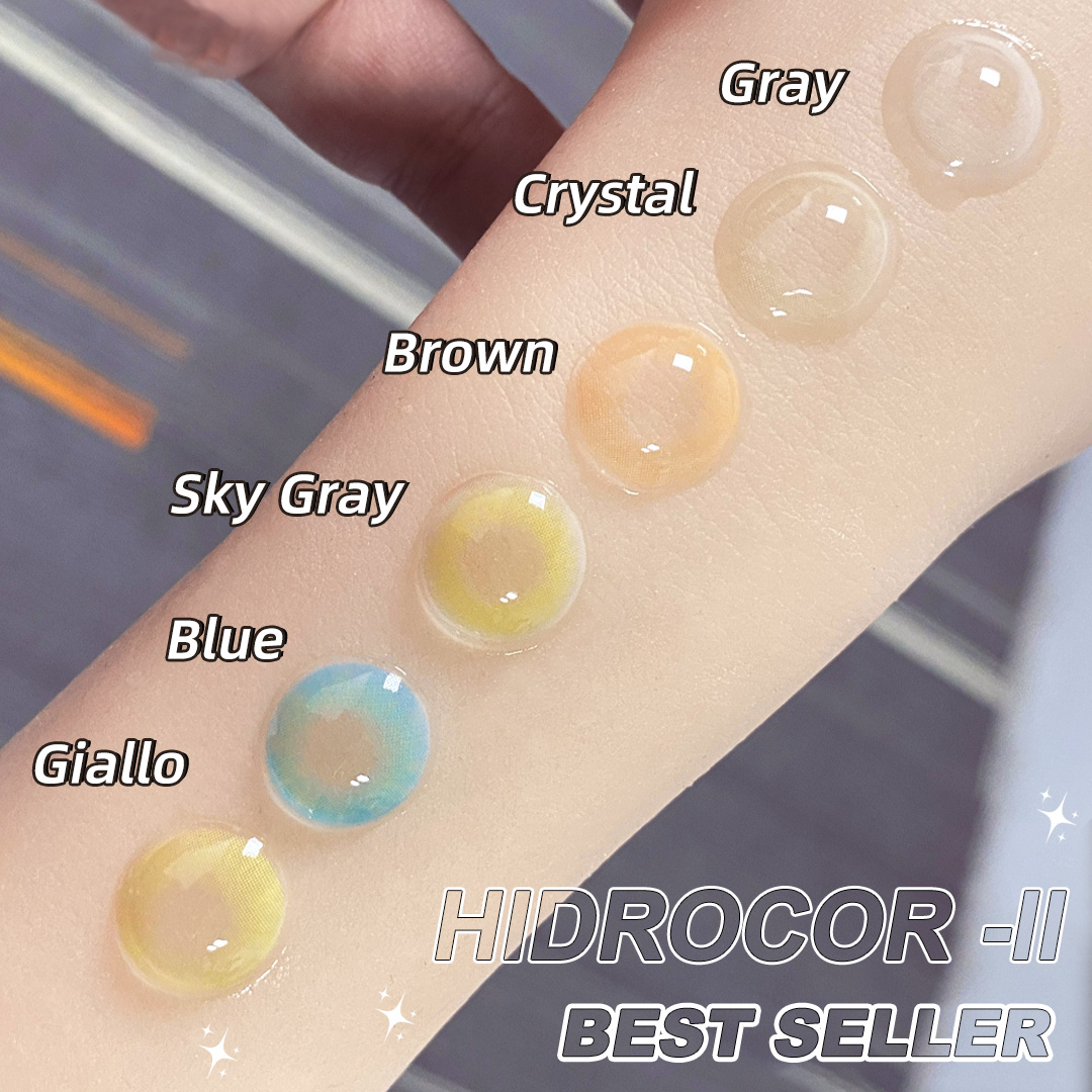 Free Samples Freshgo Hidrocor Color Contact Lens Natural Colored Eye Contacts Wholesale Cosmetic Lenses Lentilles Pour Les Yeux