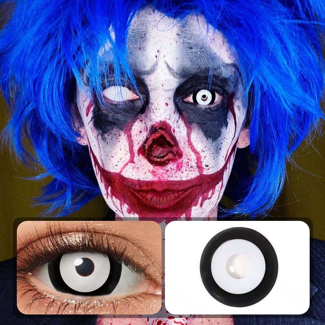 Hot Pseyeche Contact Lenses 17mm Mini Sclera Black Sclera Contact Lenses Cosplay Contact Lenses Big Eye Lens Lentes De Contacto
