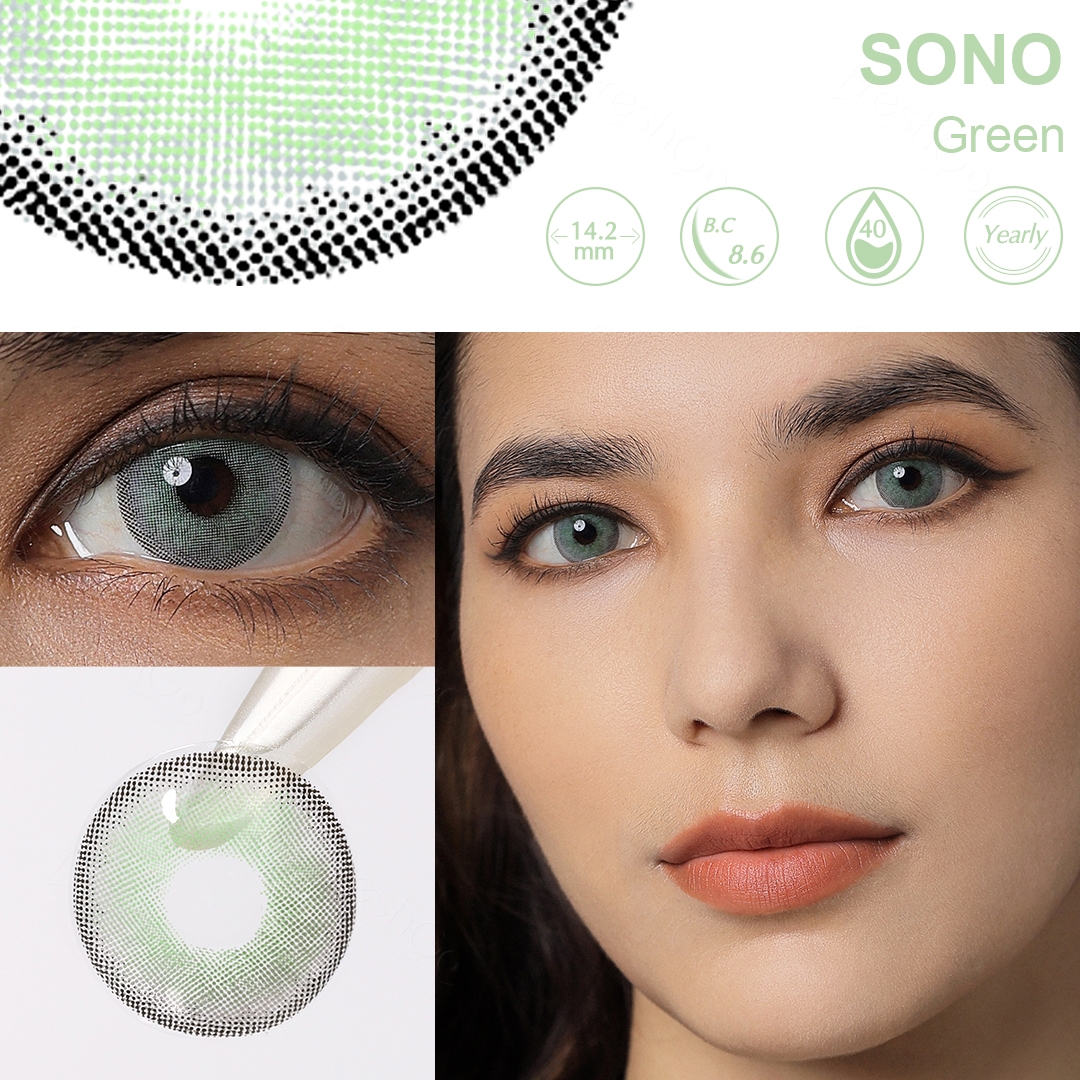 Free Shipping Freshgo New Arrival Natural Contact Lenses Small MOQ Eye Contacts 14.2mm Yearly Contact Lenses Lentes De Contacto