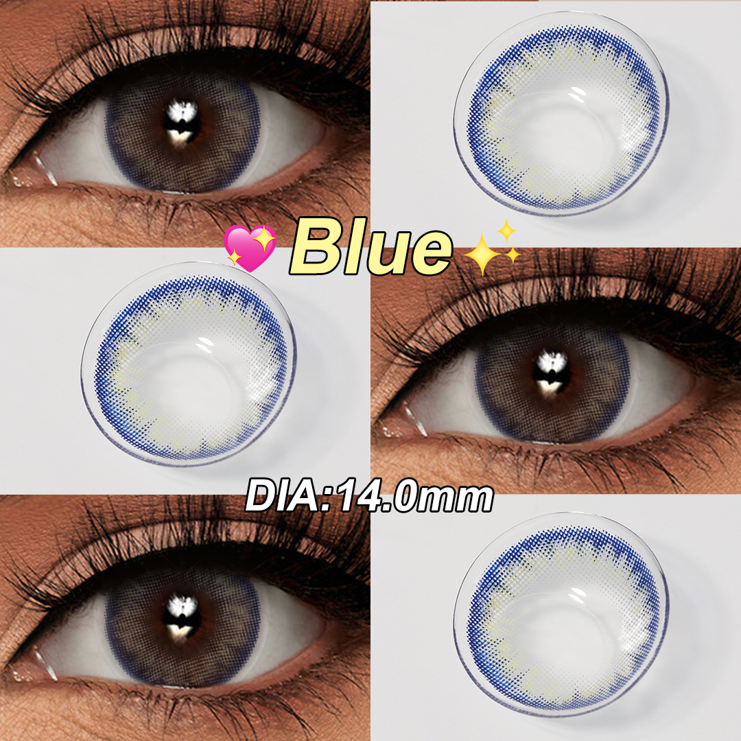 Free Shipping Colored Eye Contact Lenses 40% Water Soft Lens Freshgo PRO Yearly Contacts 14.0mm Eye Lentes De Contactor