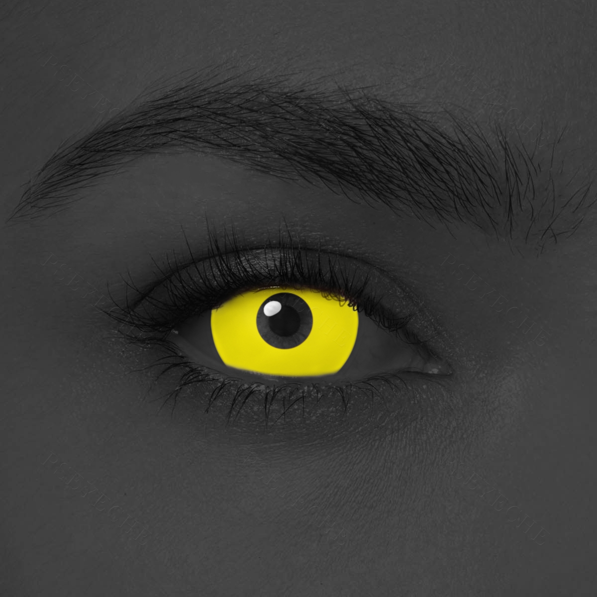 Free  Shipping UV Glow Contact Lenses Sclera 17mm Halloween Contact Lenses Yearly Beauty Decorative Contact Lenses Made in Korea