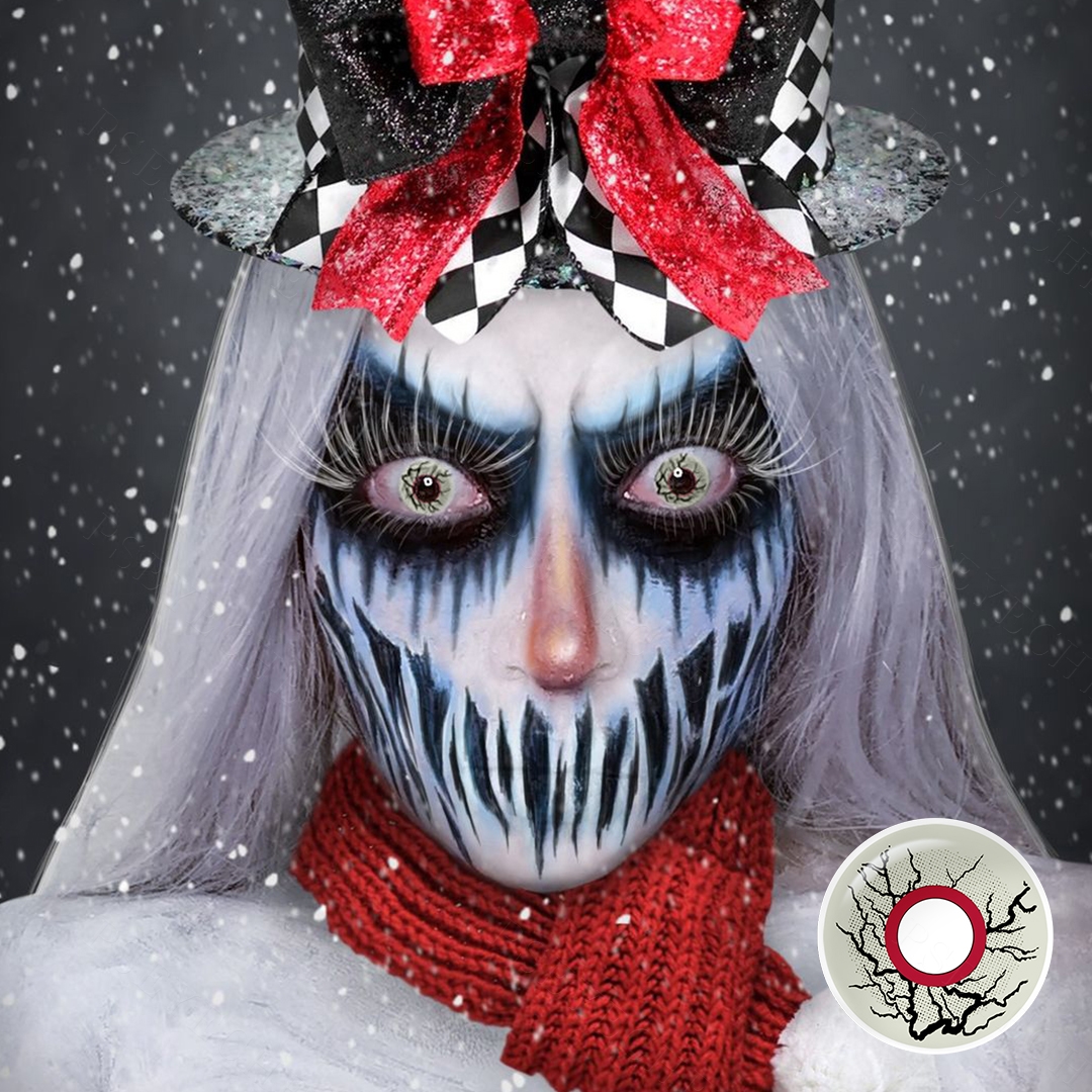 Free Shipping Zombie Eye Halloween Contact Lenses Pseyeche Hollywood Eye Cosplay Soft Lens Lentes De Contacto Kontaktlinsen
