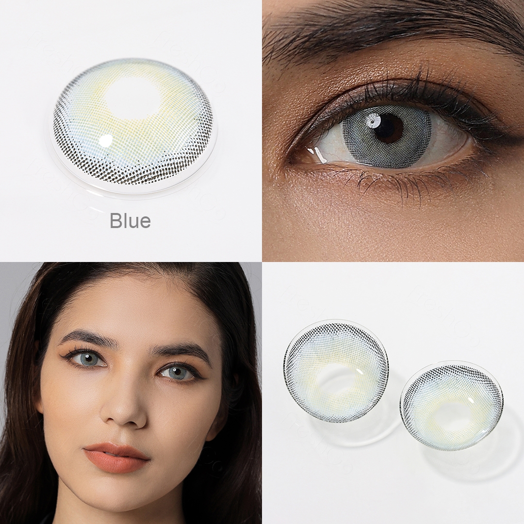 Free Shipping Freshgo Promotional  Contact Lenses Natural Colored Contacts Cheap Lenses Contact 14.5 Eye Lens Lentes De Contacto