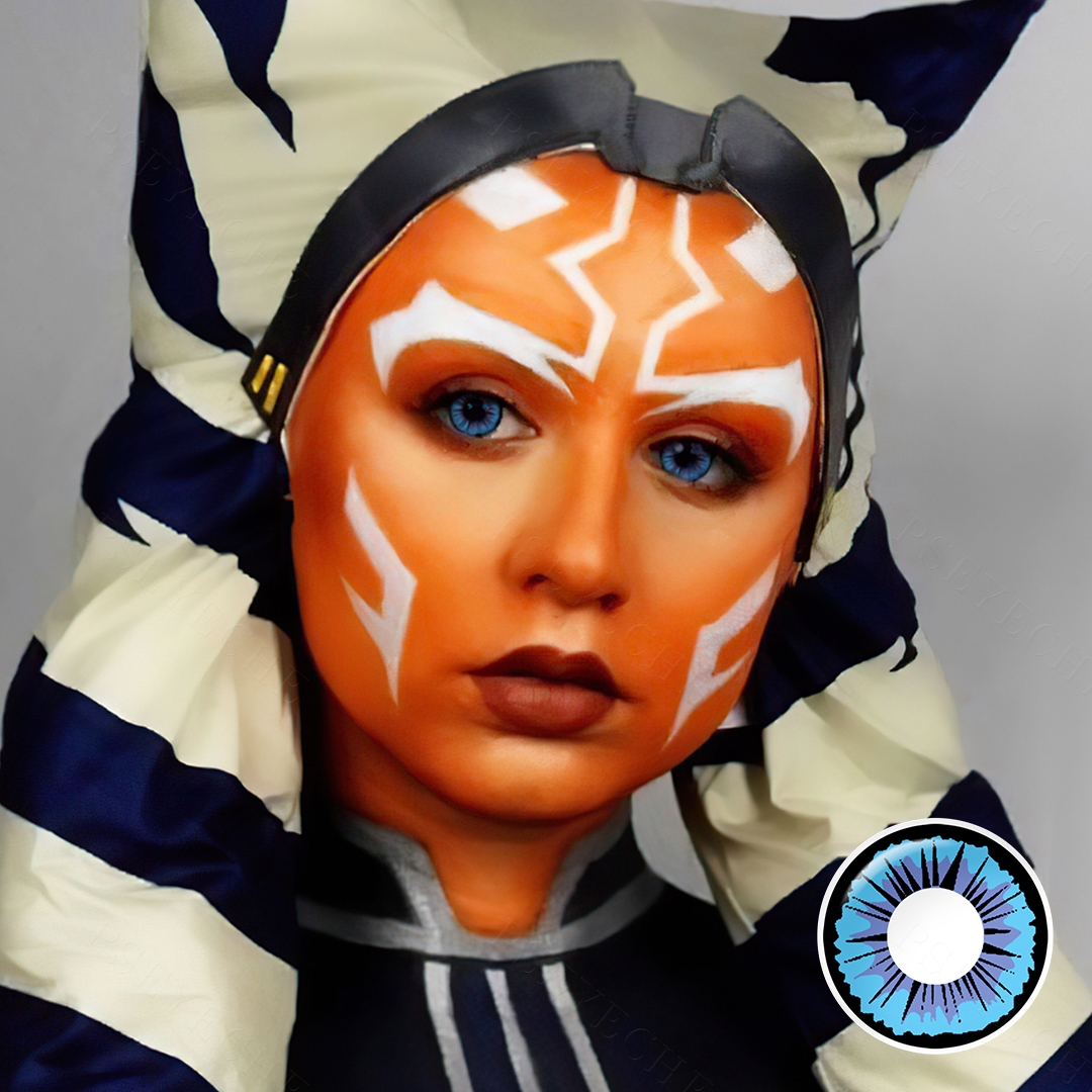 Free Shipping Spark Eye Halloween Contact Lenses Pseyeche Hollywood Eye Cosplay Softlens Lensa Kontak Emballage Lentille