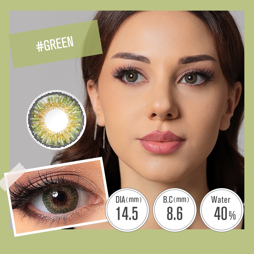 Hot Sales Freshgo 3 Tone Soft Lens Contacts Card Bord Colored Eye Contact Lenses Wholesale Paper Box Lentes De Contacto