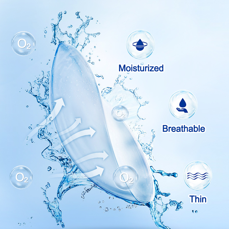 Free Sample Magister clear Lens with Power Prescription Contact Lenses with Power Contact Lenses with Diopter Emballage Lentille