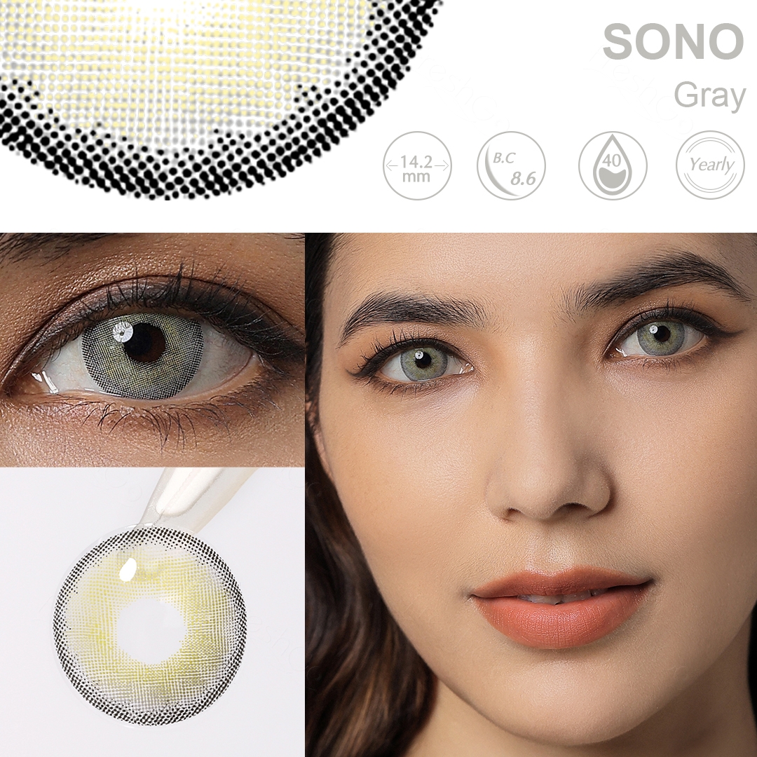 Free Shipping Freshgo New Arrival Natural Contact Lenses Small MOQ Eye Contacts 14.2mm Yearly Contact Lenses Lentes De Contacto