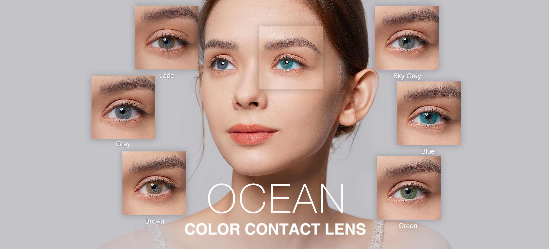 Yearly Eye Lenses Natural Color Lentes de Contacto Soft Cosmetic Coloured Contact Lenses