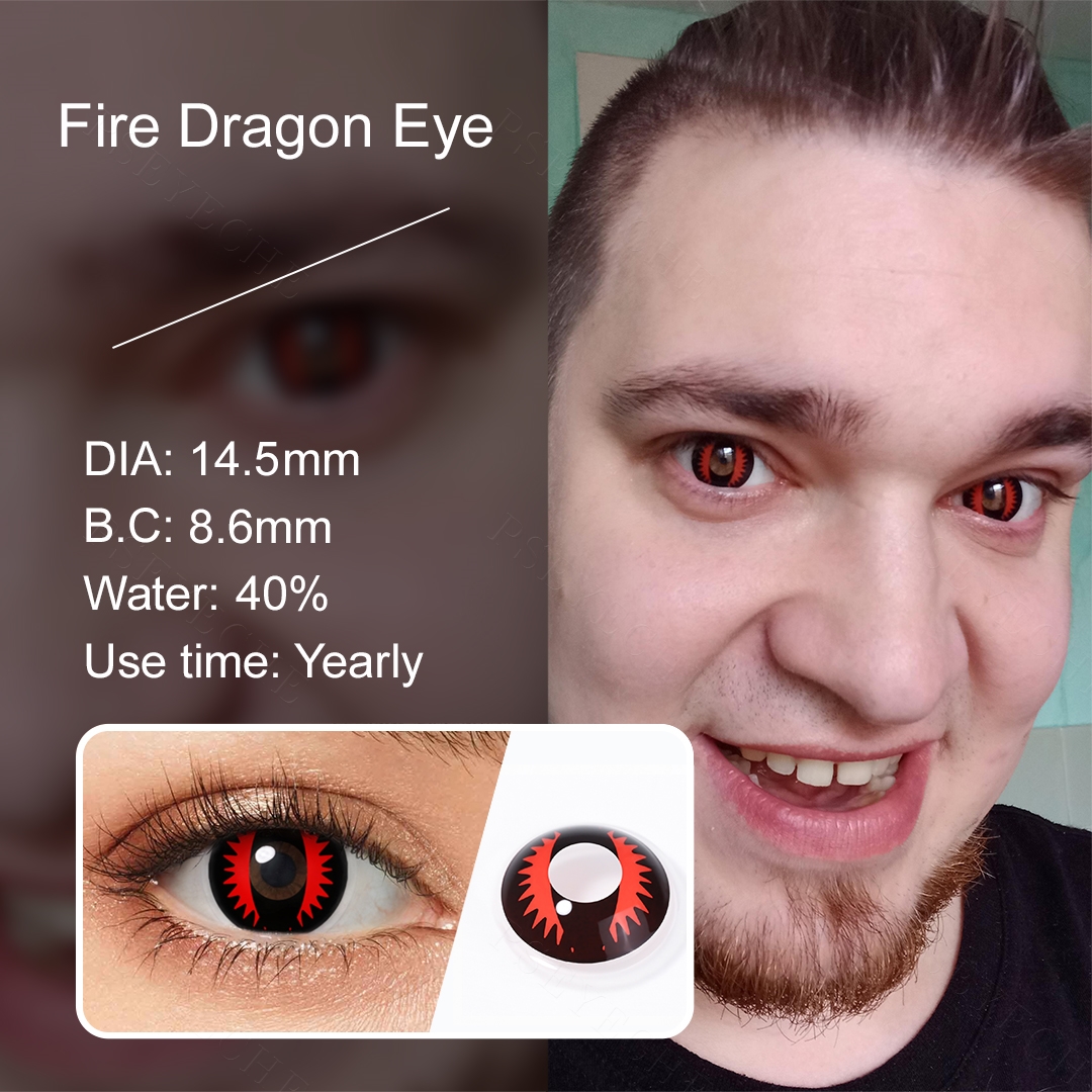 New Arrival Cosplay Crazy Eye Lenses Soft Contacts Wholesale Price Sun God Contact Lenses Soft Safe Material Yearly Lens