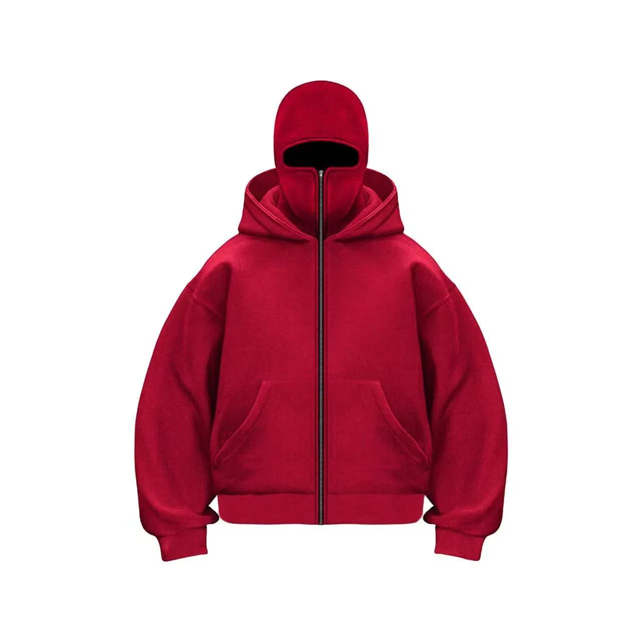بلانك إنس الجديدة سترة مزدوجة مع غطاء للرأس سترة بقلنسوة بسحاب للرجال موضة الرجال بأكتاف منسدلة ملابس الشارع للرجال