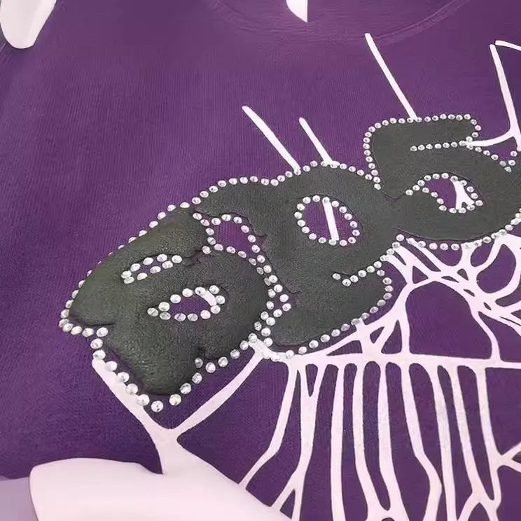 سويت شيرتات بولوفر Sp5der هوديات للرجال 555555 سويت شيرت Y2K هودي سبايدر للرجال والنساء طباعة مخصصة هودي هيب هوب