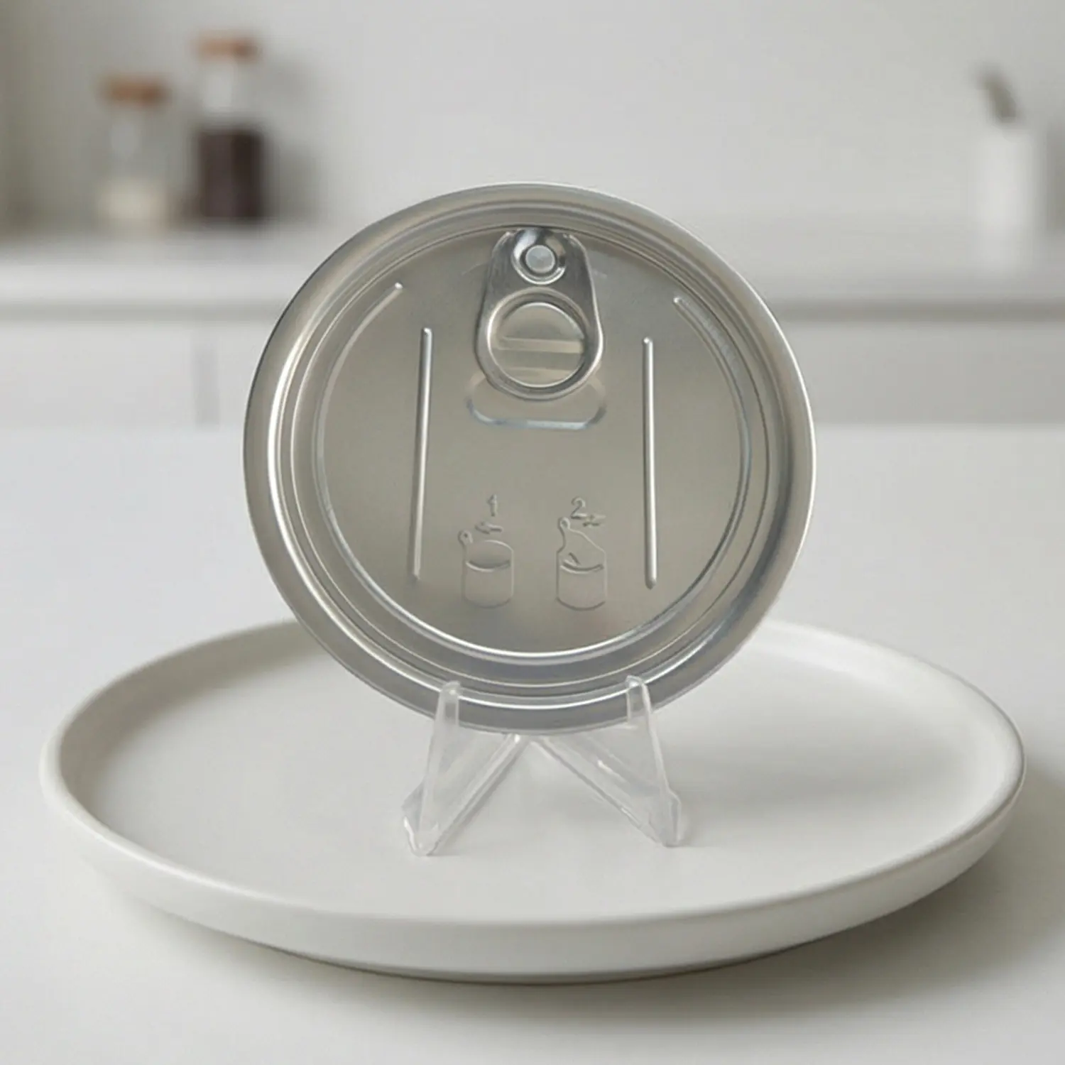 High-Quality Low-Profile 307# Aluminum Easy-Open Lids – For Space-Saving Packaging Product, Suppliers