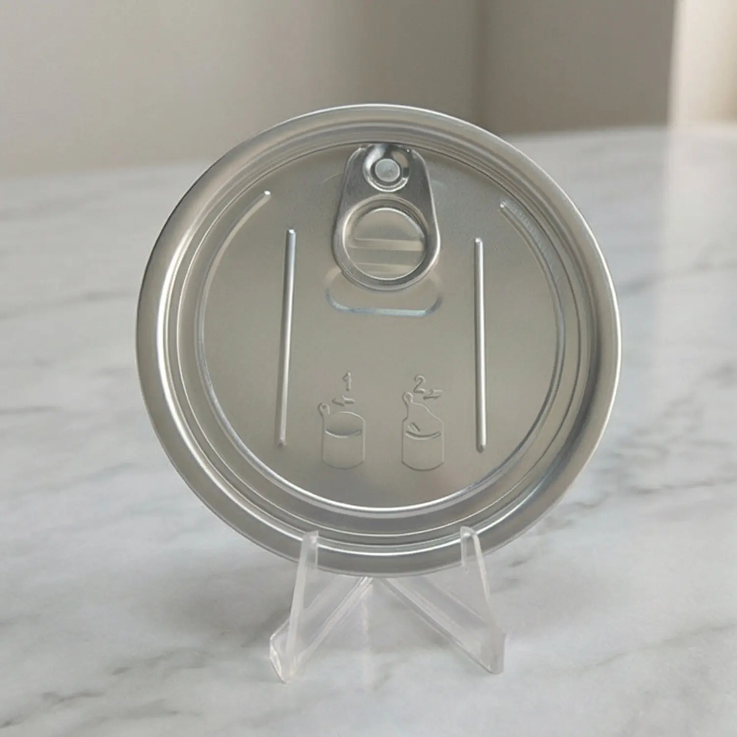 High-Quality Low-Profile 307# Aluminum Easy-Open Lids – For Space-Saving Packaging Product, Suppliers