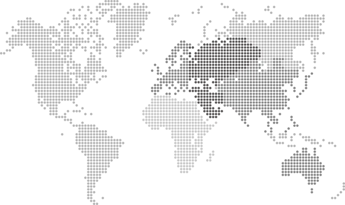 World map showing Shanghai Friend Metals export destinations