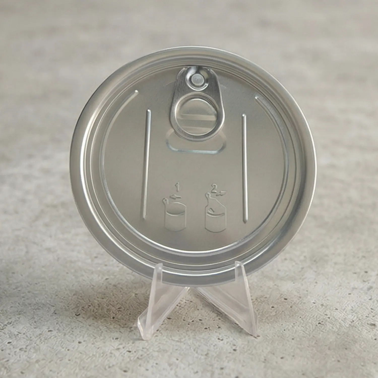 High-Quality Low-Profile 307# Aluminum Easy-Open Lids – For Space-Saving Packaging Product, Suppliers