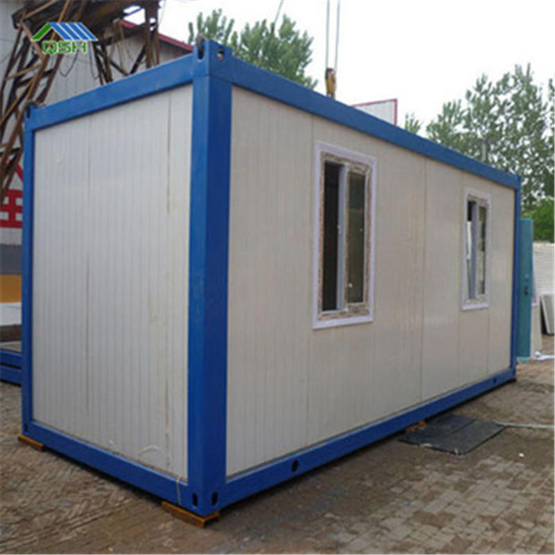 Casa contenedor de lujo portátil expandible plegable de buen precio, prefabricada y de paquete plano para apartamento individual