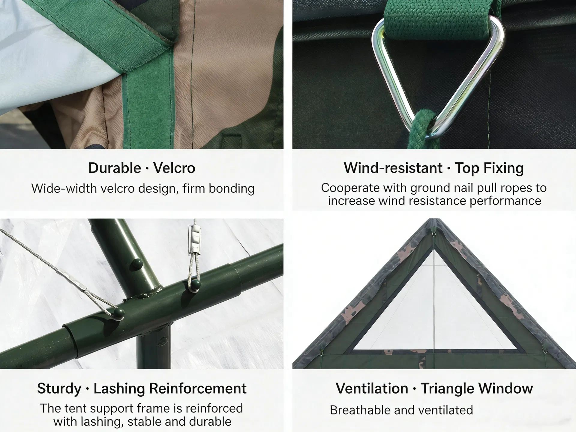 Carpa cuadrada de acero modular para emergencias interiores
