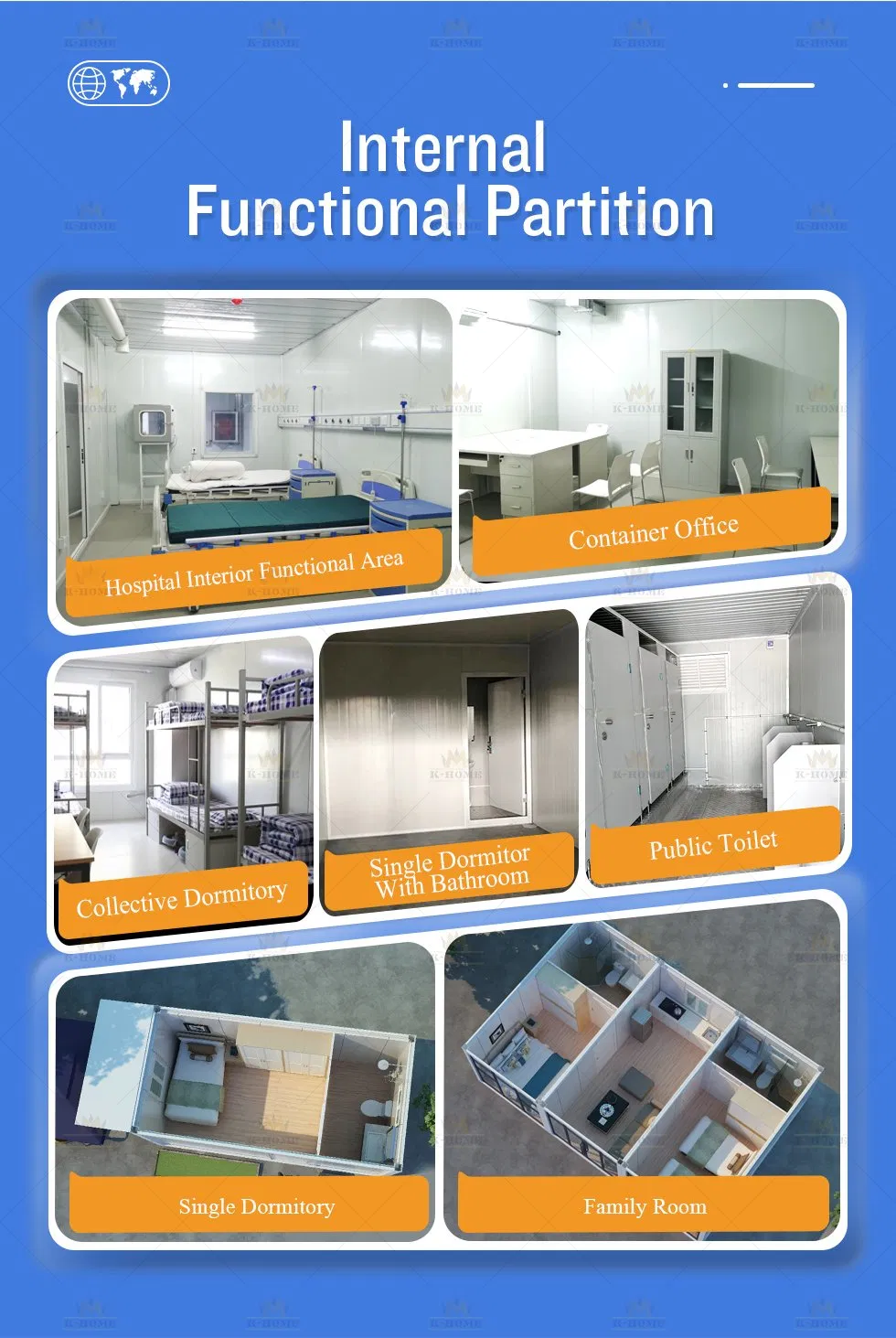 Listo Hacer Alojamiento Modular Cabina