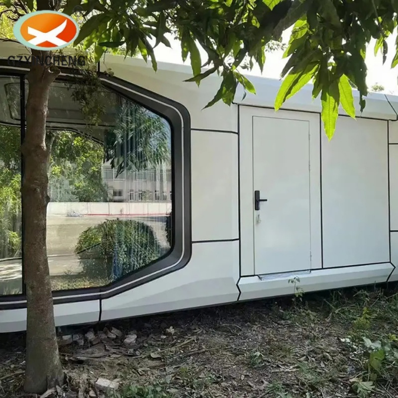 Cápsula modular prefabricada en stock: diseño ideal de alojamiento para resorts turísticos