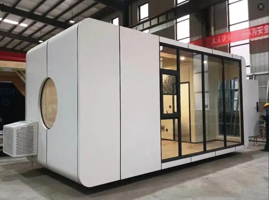 40FT Cabaña portátil de manzana para resort turístico