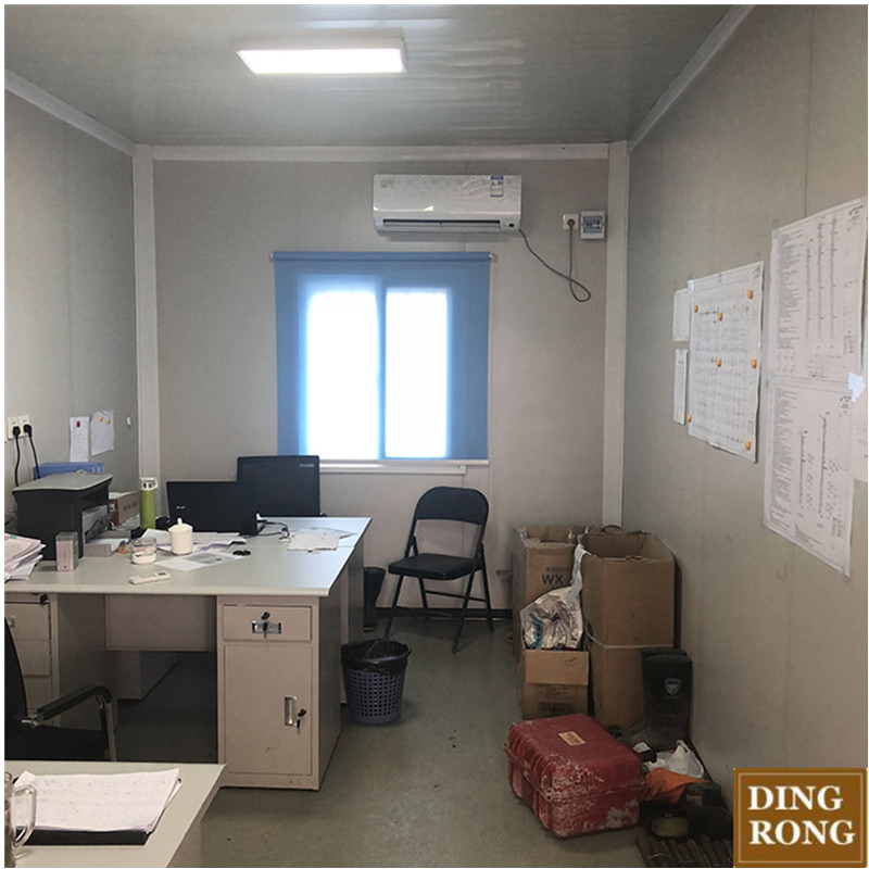 20 Oficina Contenedor Prefabricada Temporal de Construcción en el Sitio