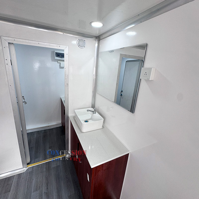 Casas de contenedores prefabricados de lujo y remolques de oficina portátiles, oficina de remolque para eventos móviles