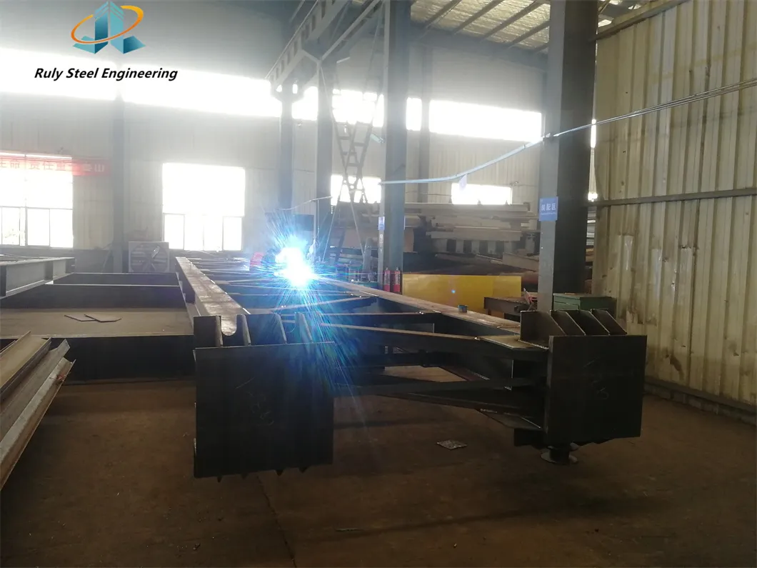 Vigas de acero y soportes estructurales