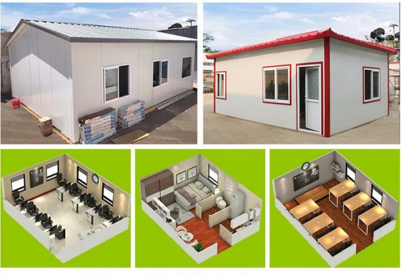 Refugio de emergencia prefabricado vivienda modular prefabricada
