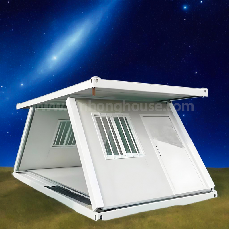 20FT Mejores ventas de oficina prefabricada plegable portátil casa contenedor tipo Z campamento prefabricado dormitorio para trabajadores oficina modular casa contenedor
