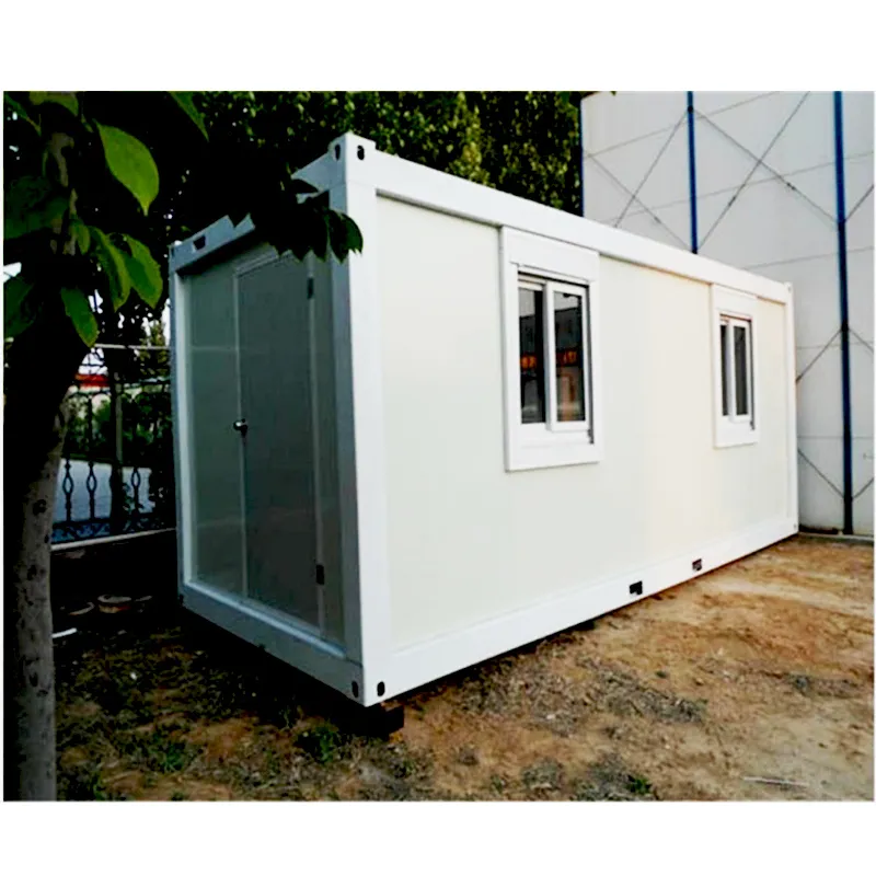 Casa contenedor de lujo portátil expandible plegable de buen precio, prefabricada y de paquete plano para apartamento individual
