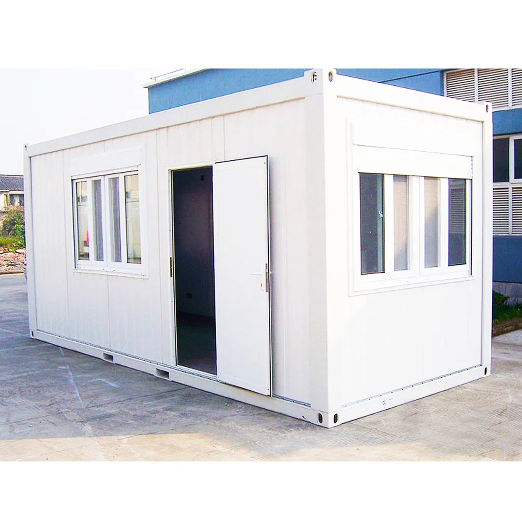 Casa contenedor de lujo portátil expandible plegable de buen precio, prefabricada y de paquete plano para apartamento individual