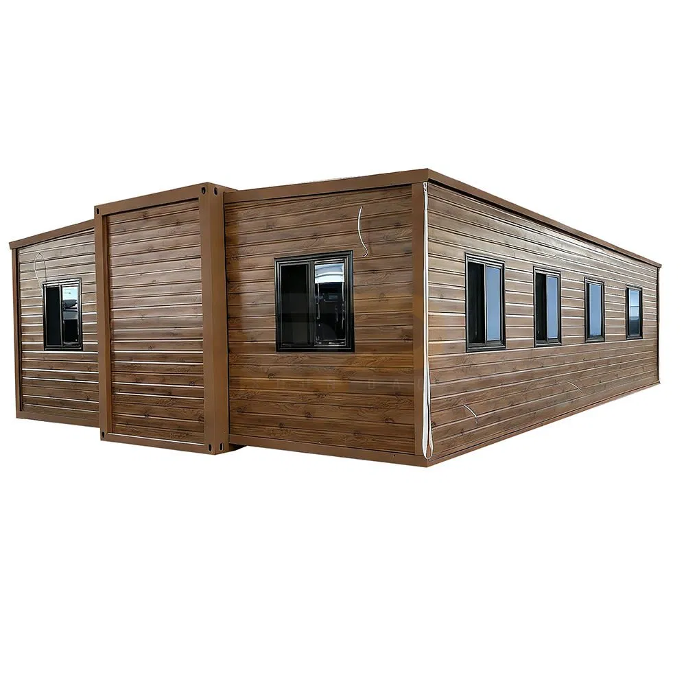 Contenedor plegable modular expandible moderno para vivienda prefabricada para oficina en sitio de construcción comercial