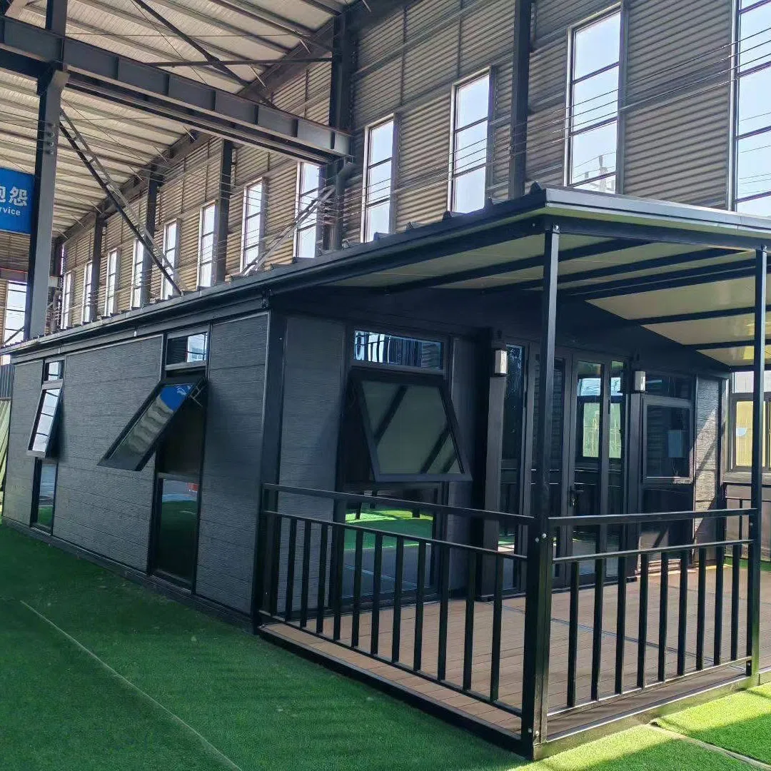 Casa Prefabricada de Lujo Integrada, Hogar Pequeño Transportable, Cabina Móvil de Estructura de Acero