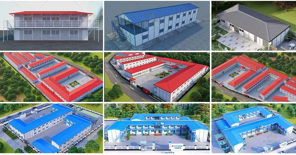Alojamiento prefabricado de mano de obra eficiente en costos K-Housing