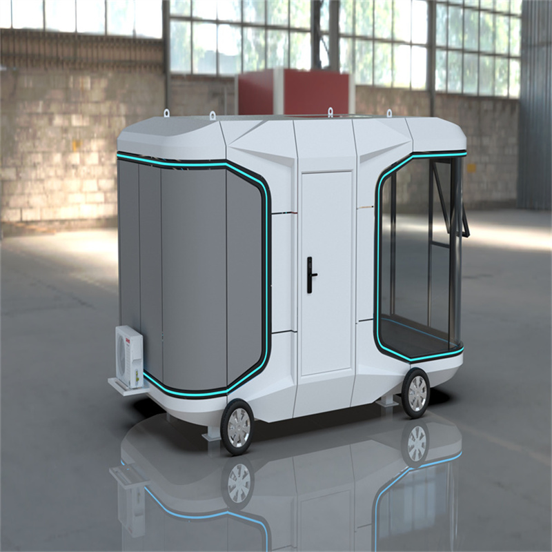 Nueva Villa de Lujo Transportable Estructura de Acero Prefabricada Modular Cabina Moderna en Cápsula