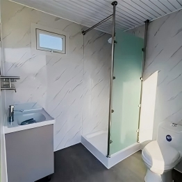 Unidad Portátil Integrada con Baño y Ducha, Baño Móvil