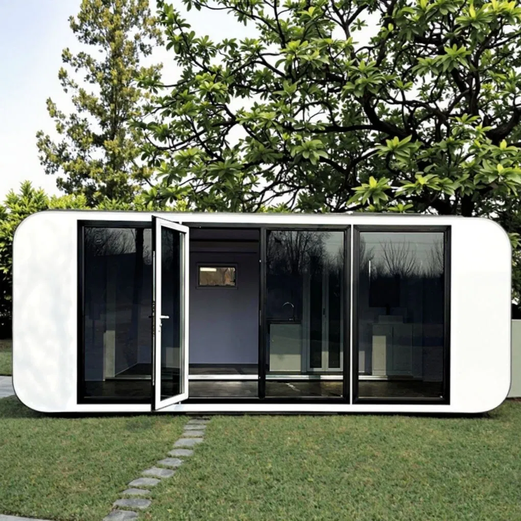 Cabaña Pod Apple Prefabricada Confortable Construida para Edificios de Glamping Turístico al Aire Libre
