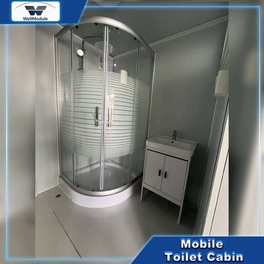 Cabina de baño portátil para eventos públicos al aire libre y resorts