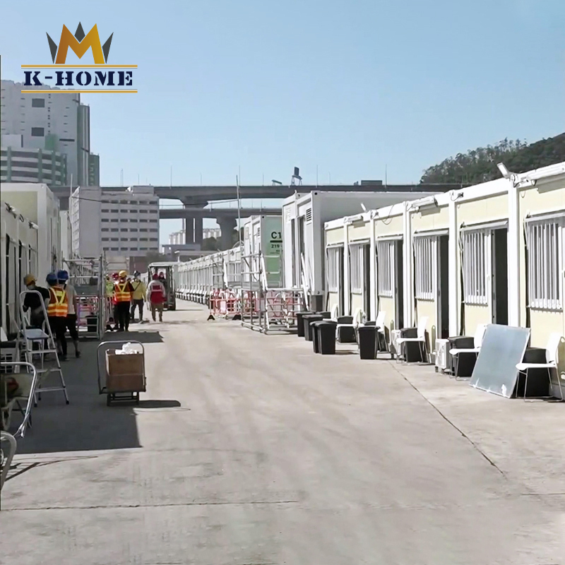 Alojamiento para el personal de construcción modular relocatable en sitio minero para vivir