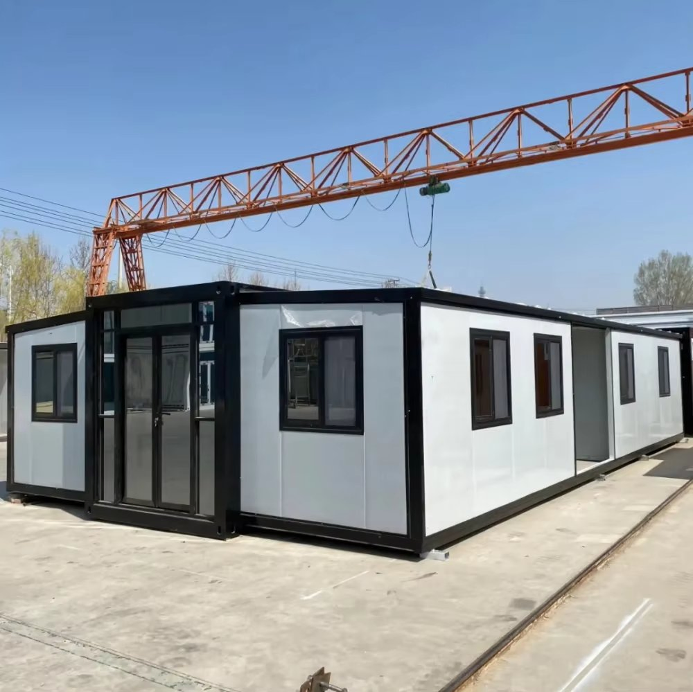 Casa contenedor expandible prefabricada paisaje hogar móvil portátil, oficina contenedor de venta caliente con baño, casa contenedor prefabricada plegable portátil, modular de China