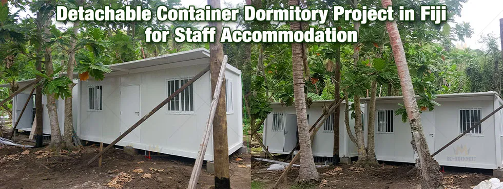 Alojamiento modular desmontable para trabajadores en Fiji
