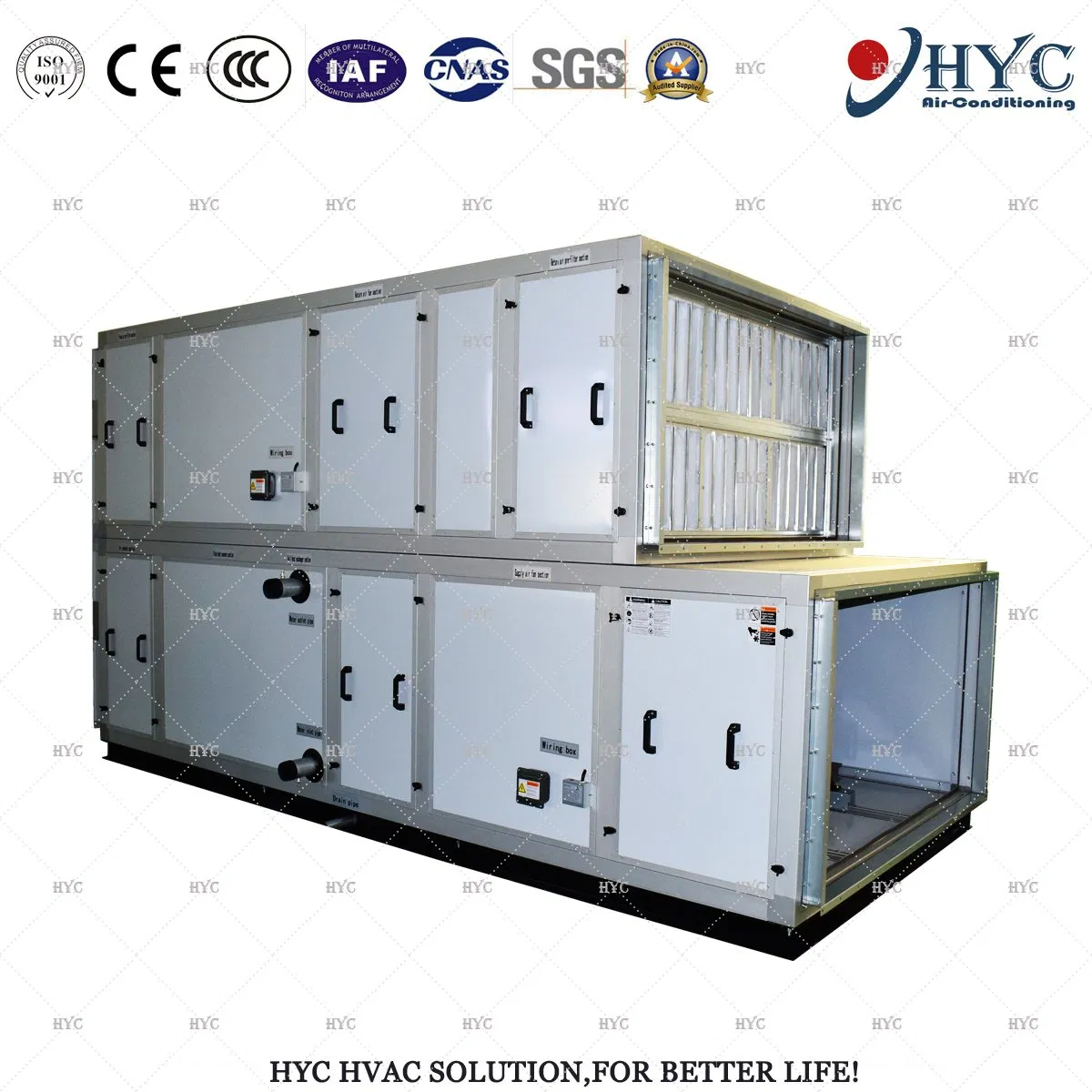 Control de Temperatura y Humedad HVAC Unidad de Manejo de Aire Modular de Hongo