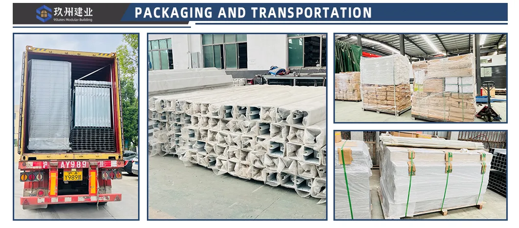 para Sitio de Construcción 10FT/20FT/30FT/40FT Unidad de Oficina Modular Portátil Prefabricada