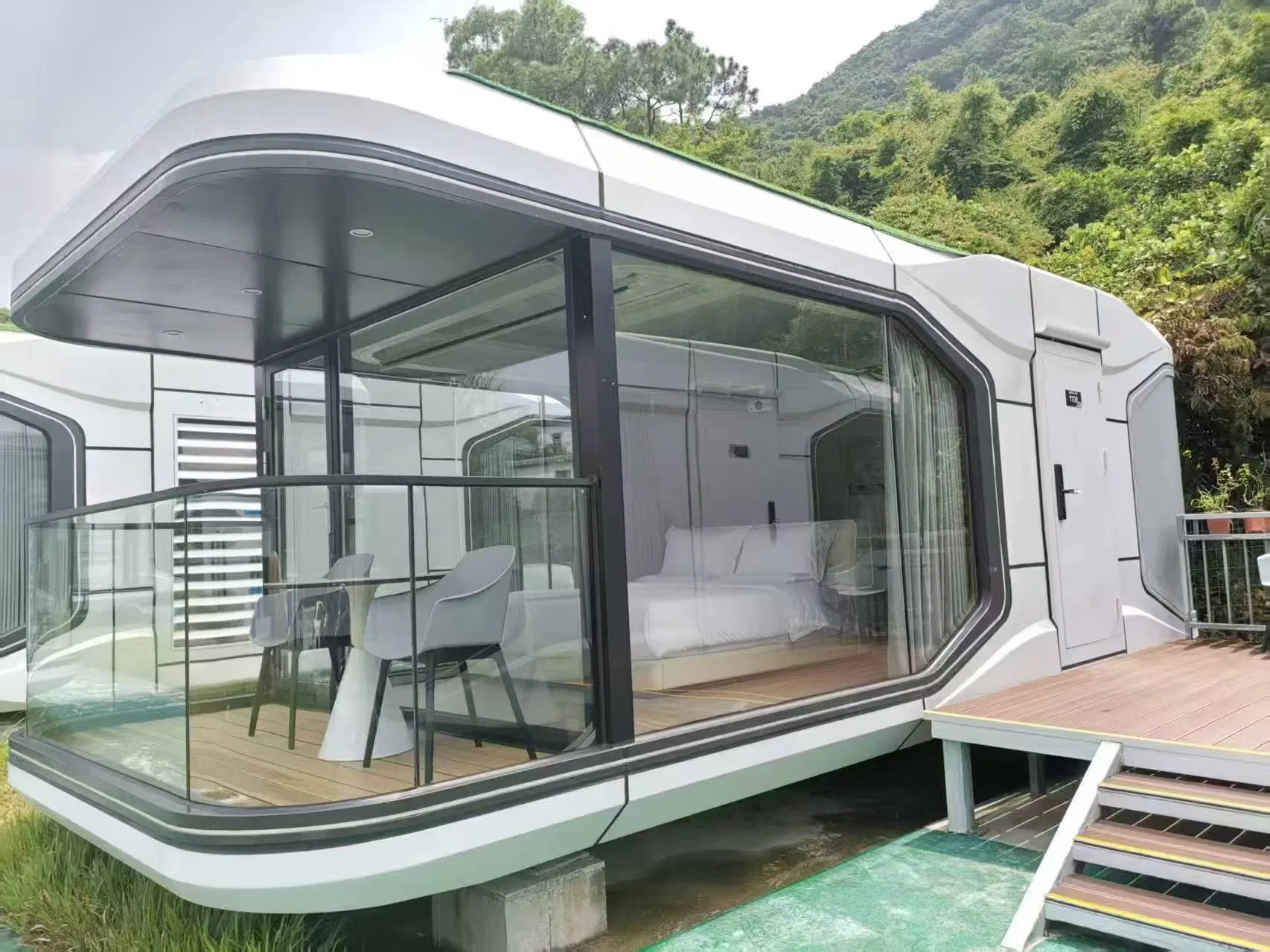 Cápsula Espacial Alojamiento Micro Alojamiento Cabañas de Manzana (Adecuadas para Áreas Turísticas, Resorts y Zonas Escénicas Comerciales)